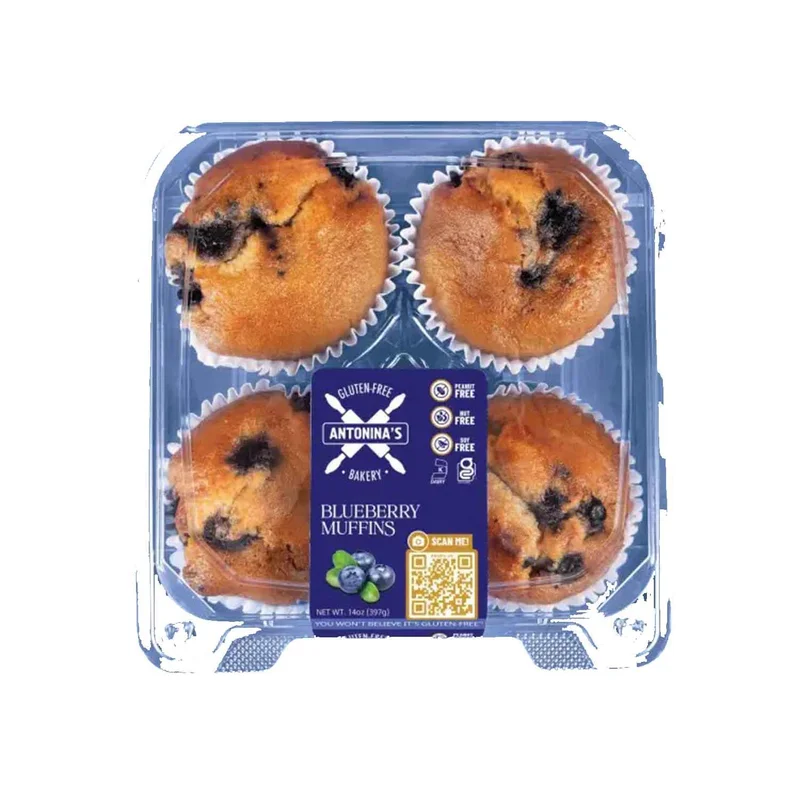 Gluten-Free Muffins, Blueberry, 14 Oz
