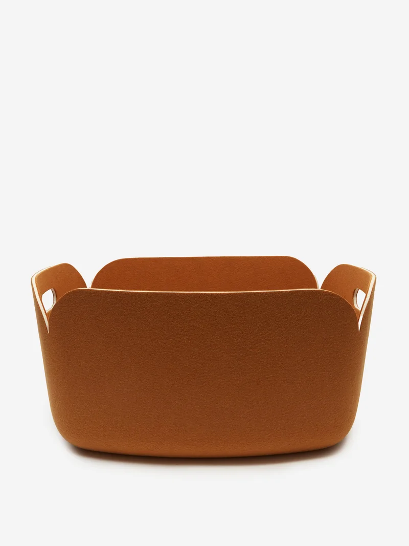 Image of Muuto Restore Storage Basket by Mika Tolvanen - Burnt Orange