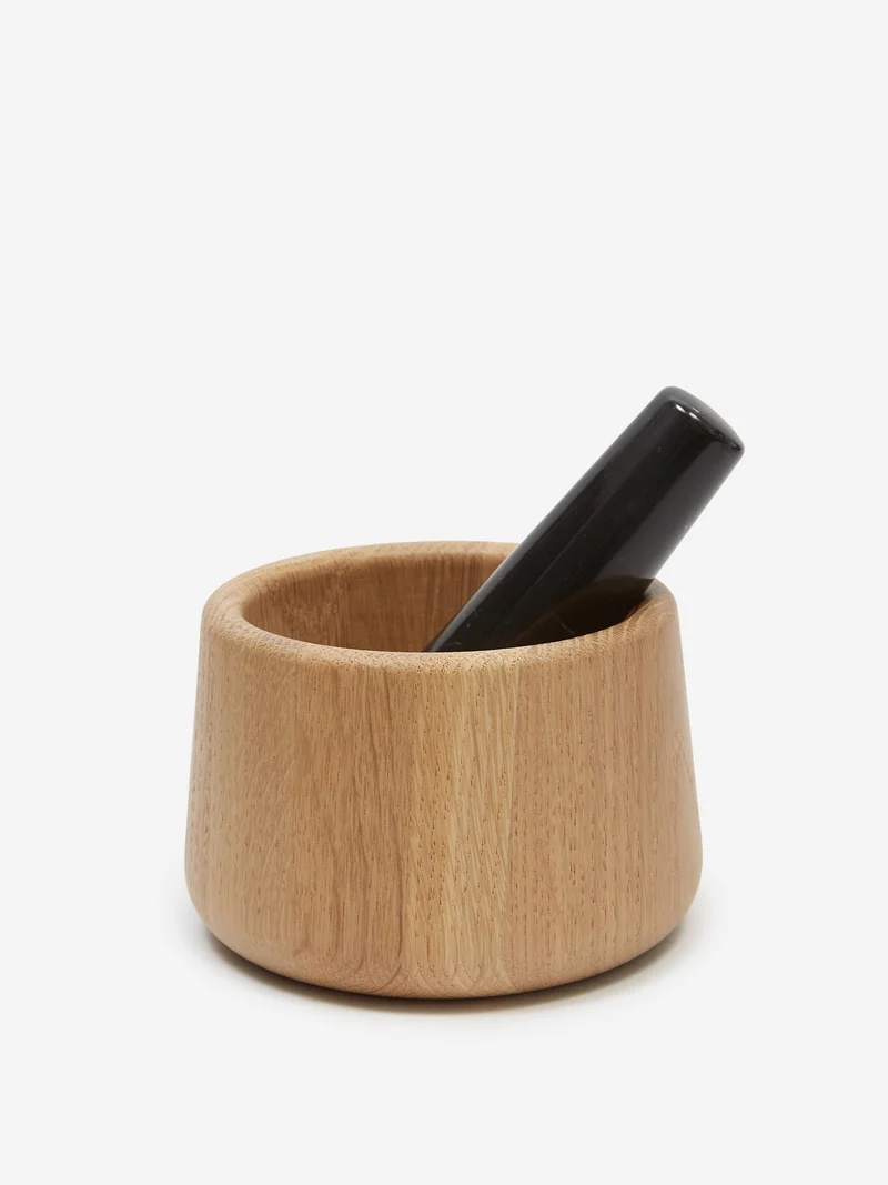 Image of Normann Copenhagen Craft Mortar & Pestle - Black