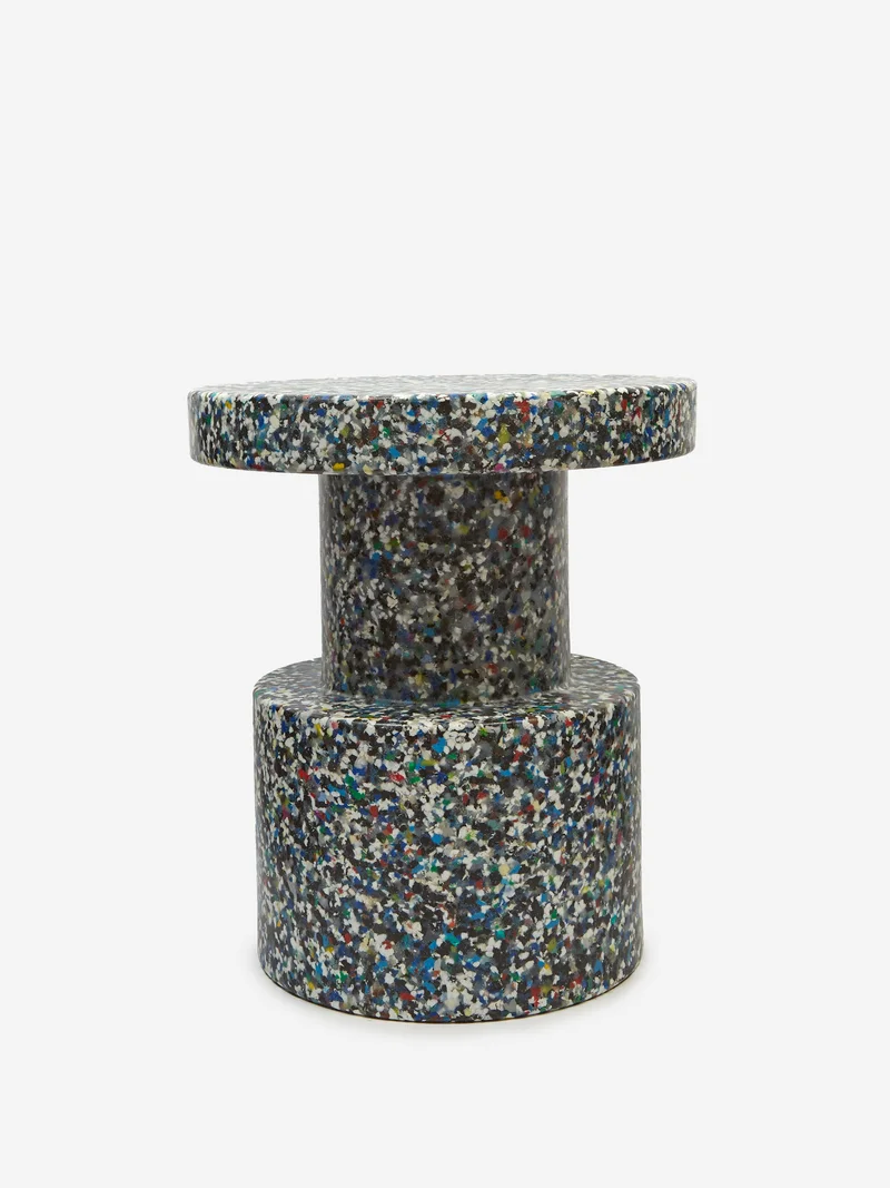 Image of Normann Copenhagen Bit Stool - Black Multi