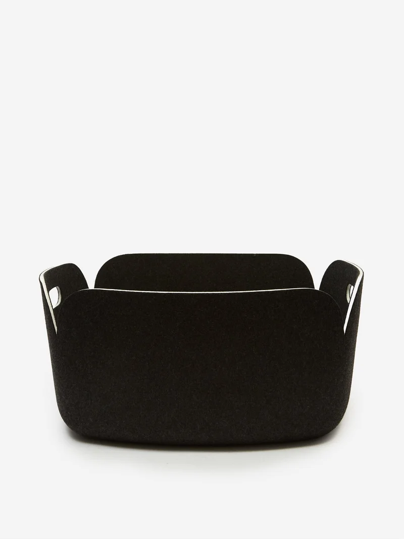 Image of Muuto Restore Storage Basket by Mika Tolvanen - Black Melange