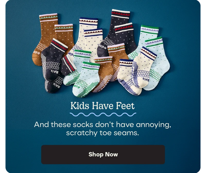 Kids Have Feet | And these socks don't have annoying, scratchy toe seams. | Shop Now