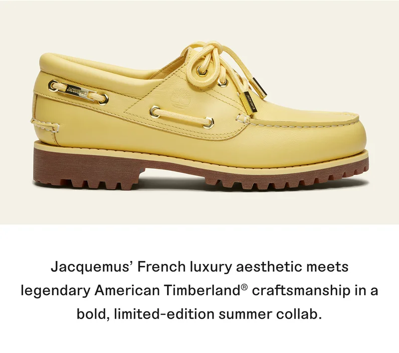 Timberland and Jacquemus