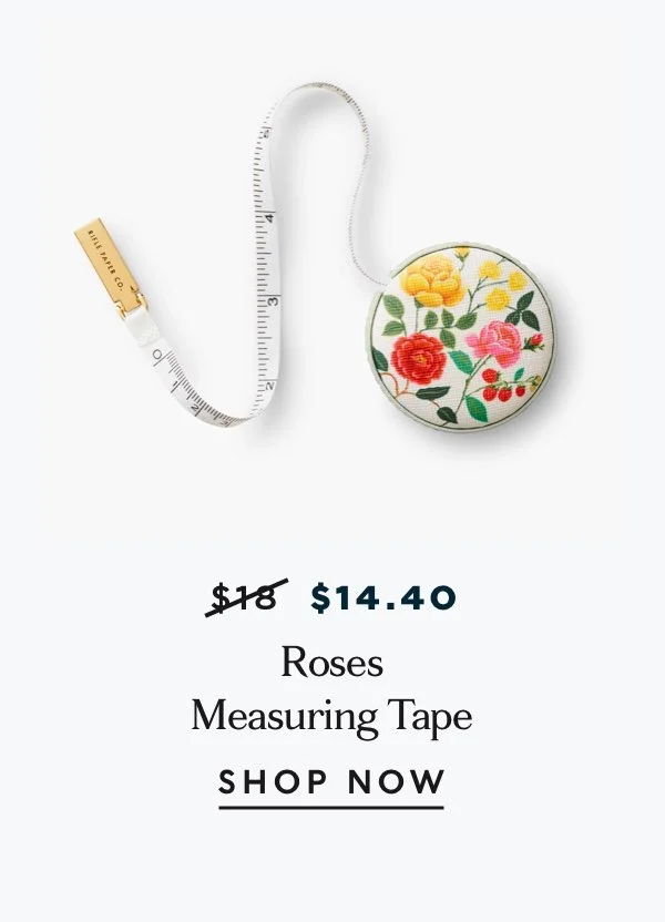 Extra 20% Off Roses Measuring Tape