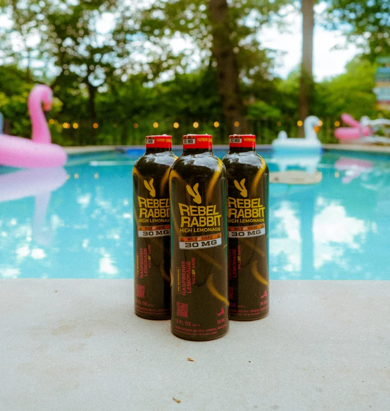 Wilder Hare Raspberry Lemonade at the pool