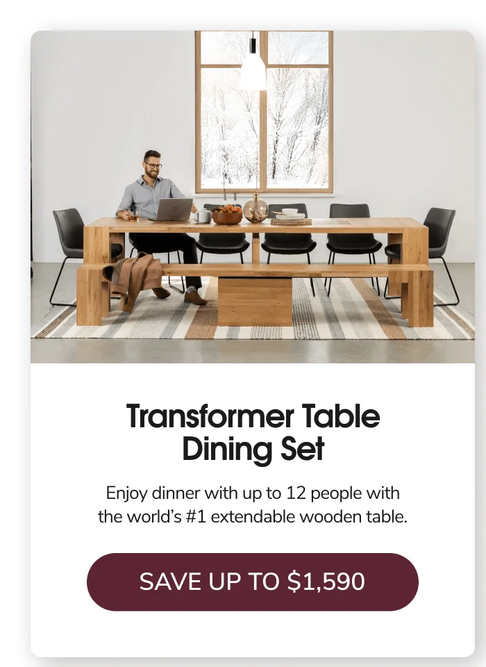 Transformer Table Dining Set