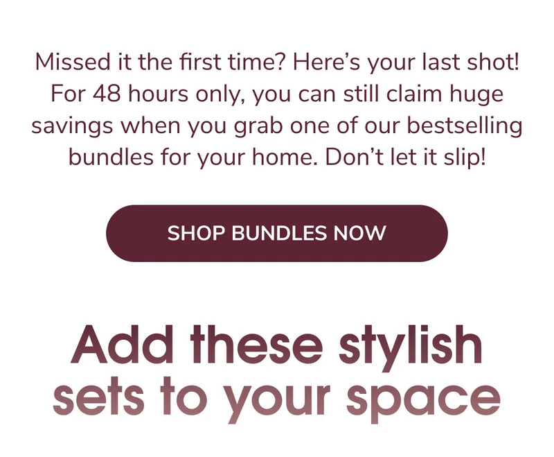 Add These Stylish Sets To Your Space