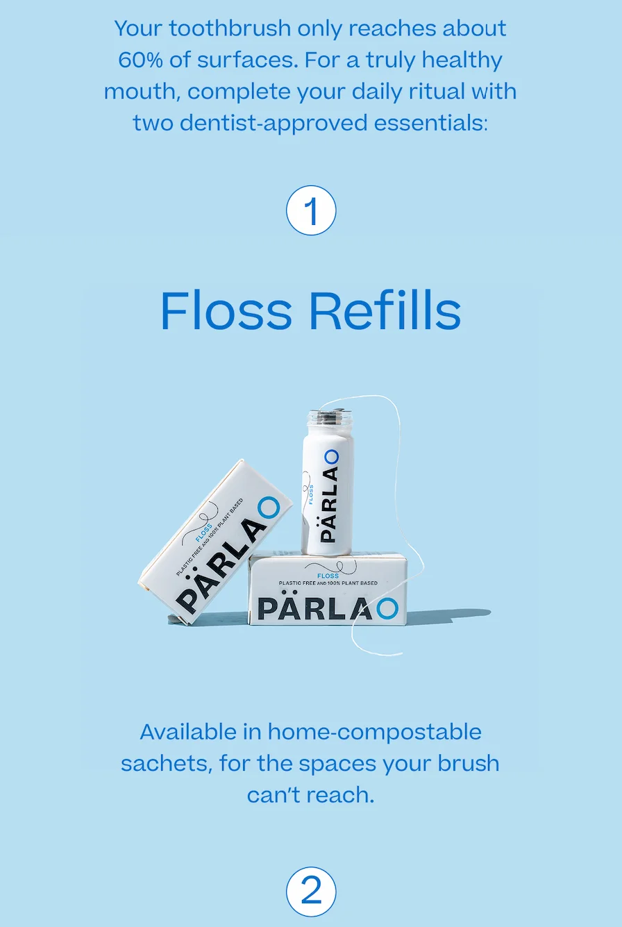 Floss Refills and Copper Tongue Scraper