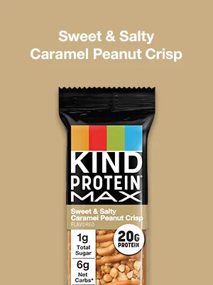 Sweet & Salty Caramel Peanut Crisp Protein Max Bars
