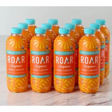 Roar Organic 12 Bottles Vitamin & Electrolyte Beverages
