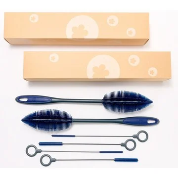 Kochblume S/2 Silicone Bottle & Straws Cleaning Brush in Gift Boxes