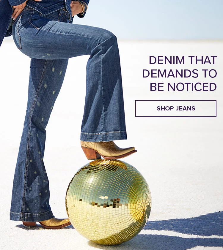 DENIM THAT DEMANDS TO BE NOTICED | SHOP JEANS