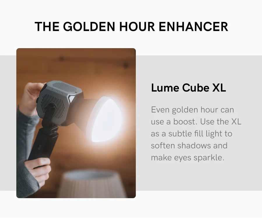 The Golden Hour Enhancer | Lume Cube XL