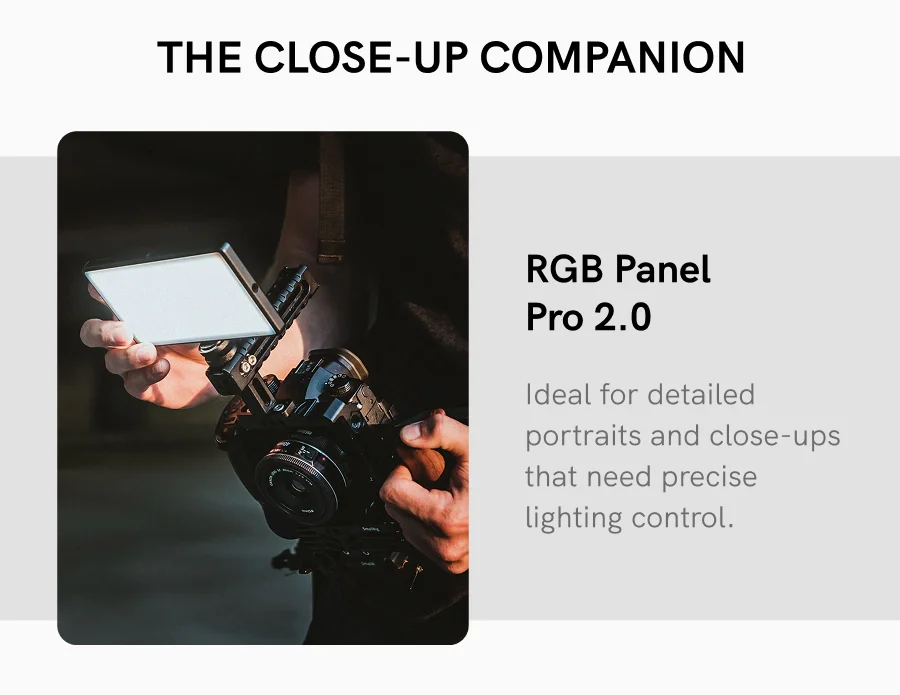 The Close-up Companion | RGB Panel Pro 2.0