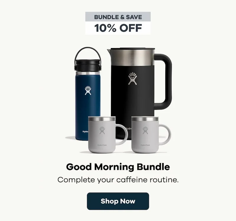BUNDLE & SAVE 10% OFF. Good Morning Bundle. Complete your caffeine routine. | Shop Now