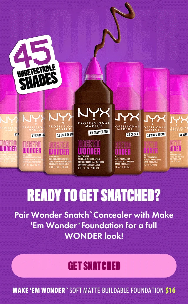 MAKE 'EM WONDERTM SOFT MATTE BUILDABLE FOUNDATION $16