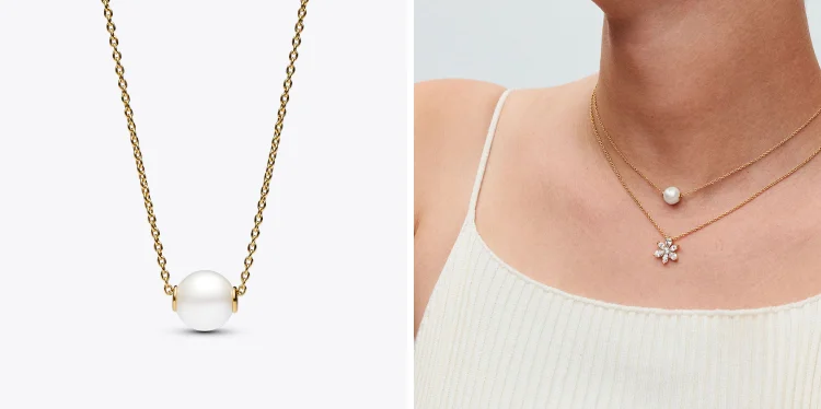 Treated Freshwater Cultured Pearl Collier Necklace