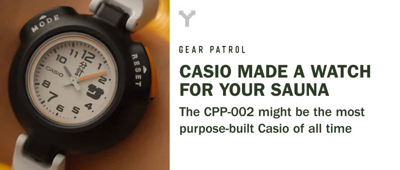 casio sauna watch