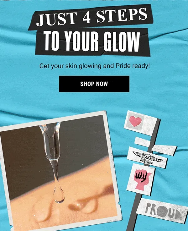 Just 4 Steps To Your Glow