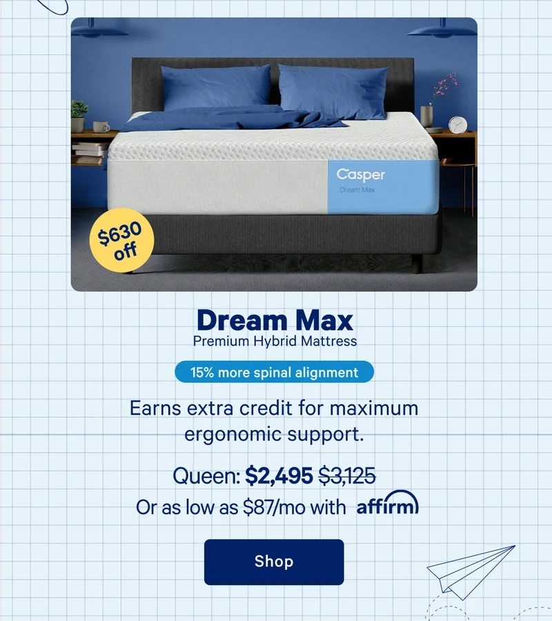 Dream Max Hybrid Mattress >> Shop now >>