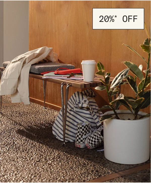 Save 20%* on The Acton Slat Bench
