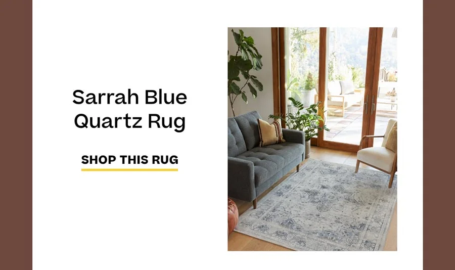 Sarrah Blue Quartz Rug