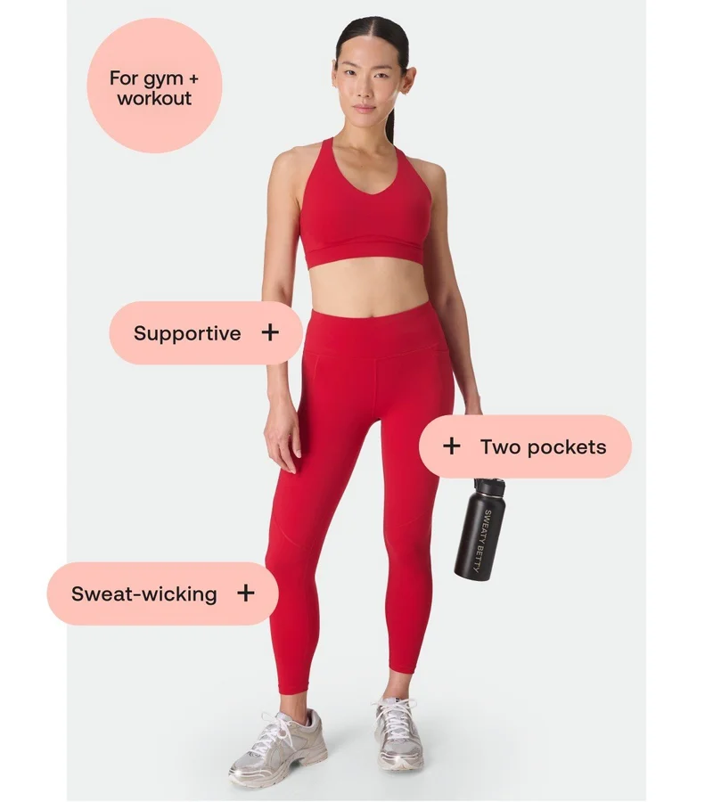 Power Workout Leggings Pepper Red