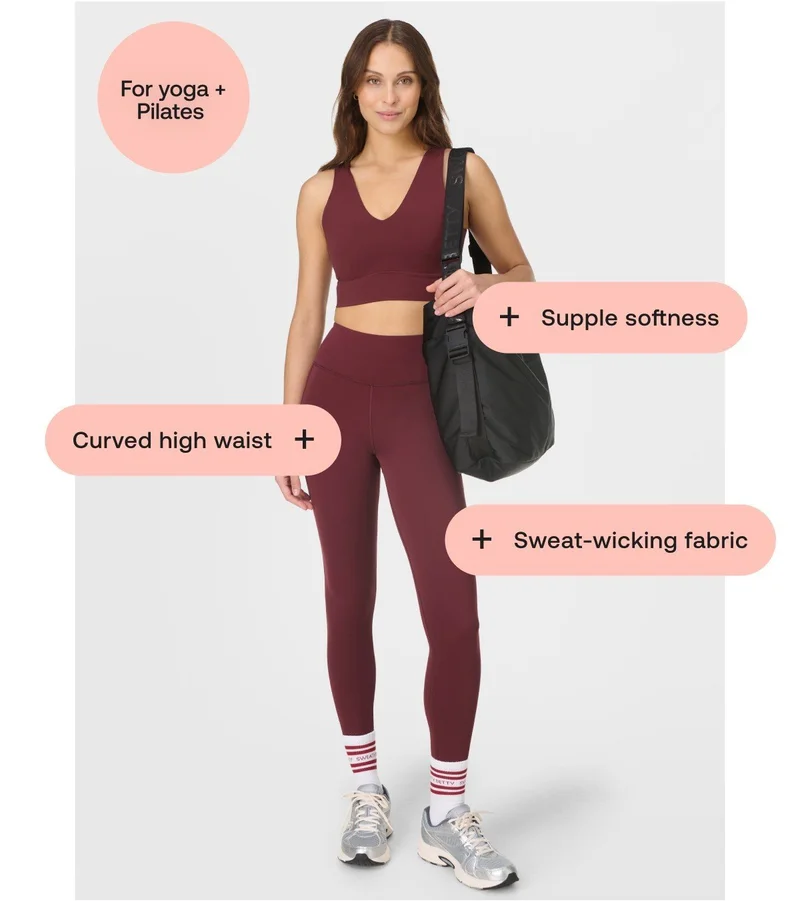 Ultimate Studio Leggings Garnet Red