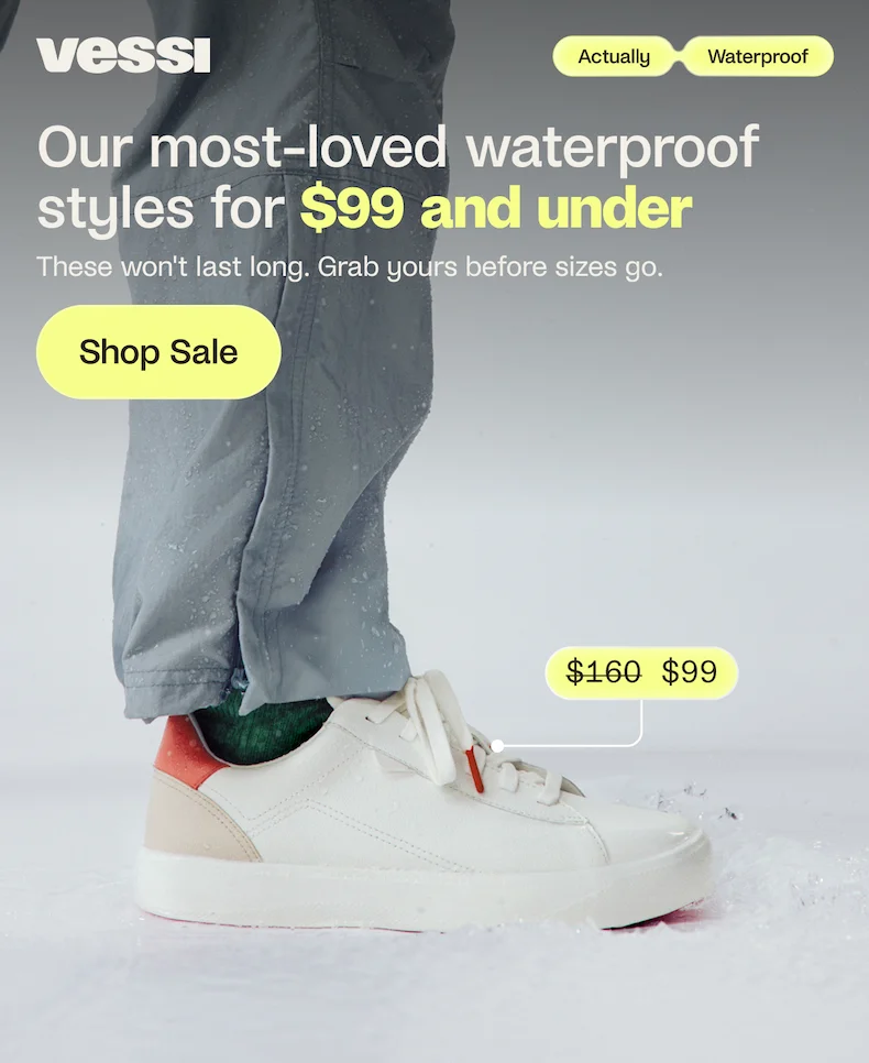 Our most-loved waterproof styles for $99 and under
