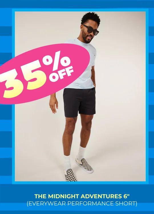 Everywear Performance Short: The Midnight Adventures 6"