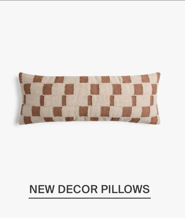 New decor pillows
