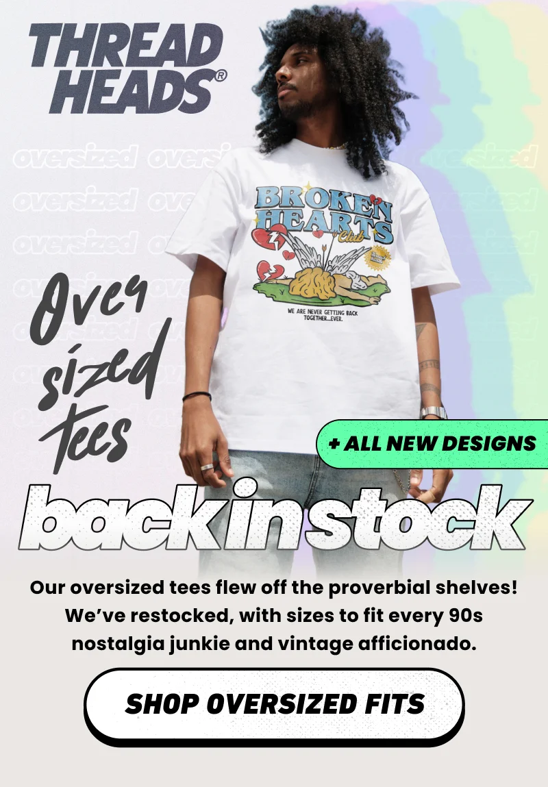 Oversized Tees Back in Stock