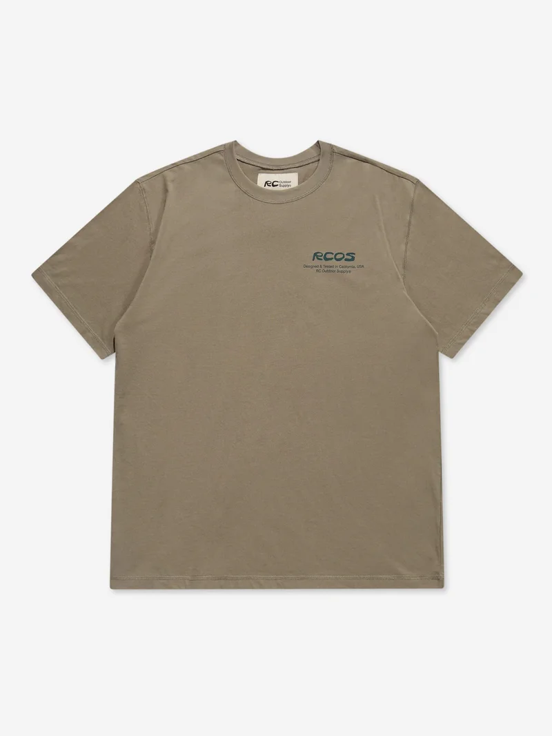 Image of RCOS Map T-Shirt - Driftwood