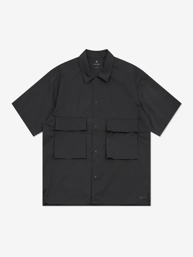 Image of Snow Peak U.L. Double Weave Shirt - Black