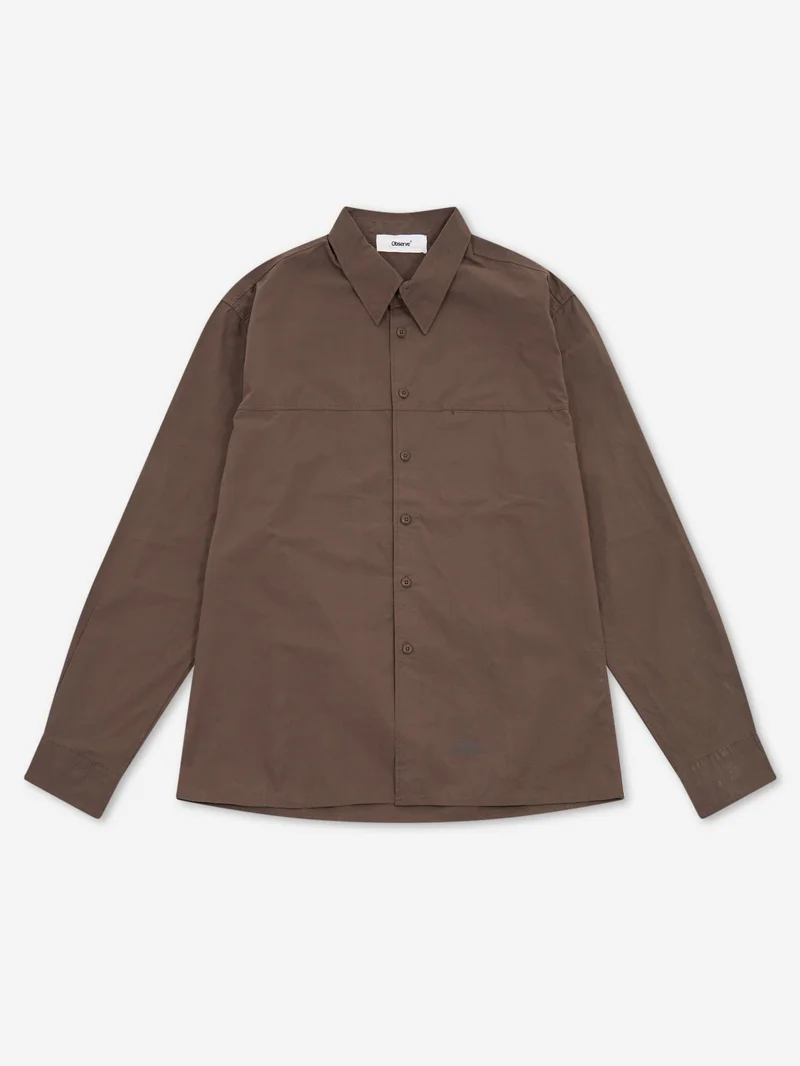 Image of Observe Loop Shirt - Brown