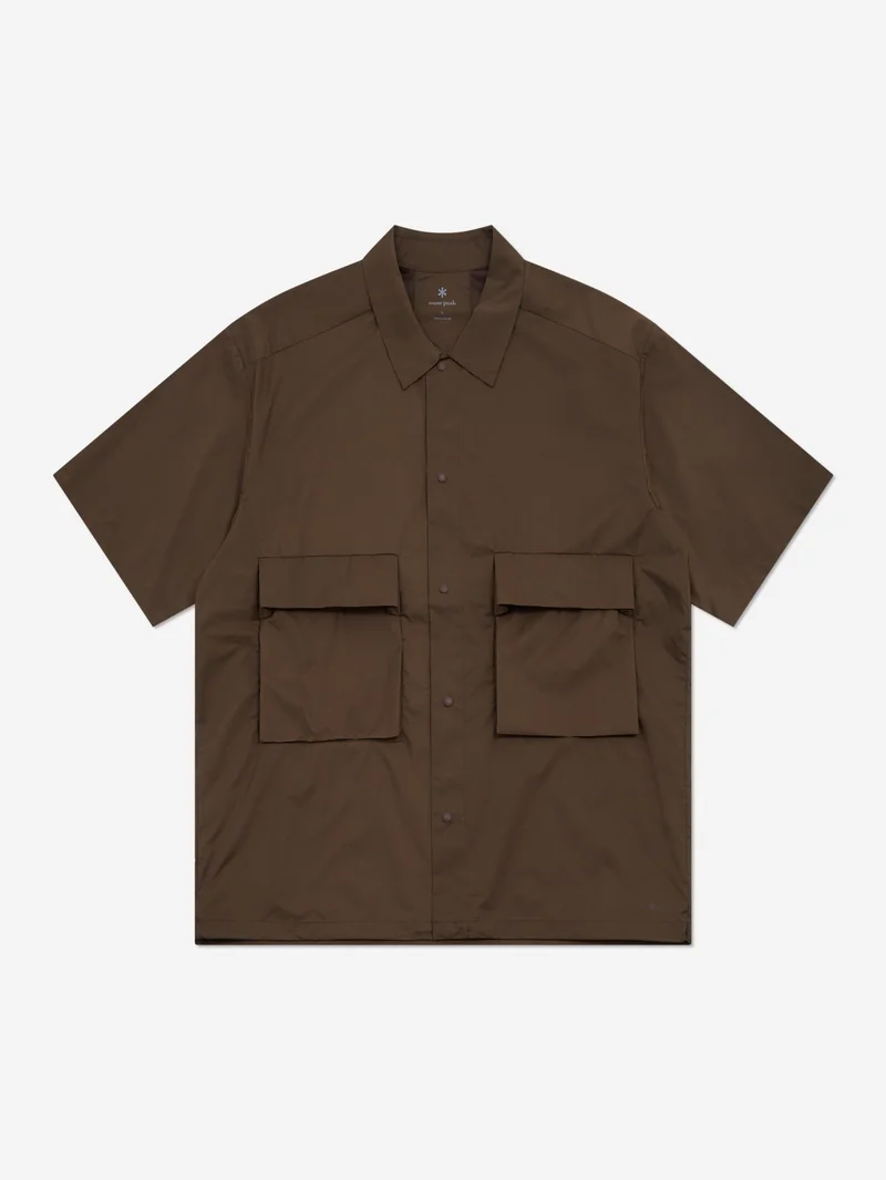 Image of Snow Peak U.L. Double Weave Shirt - Brown