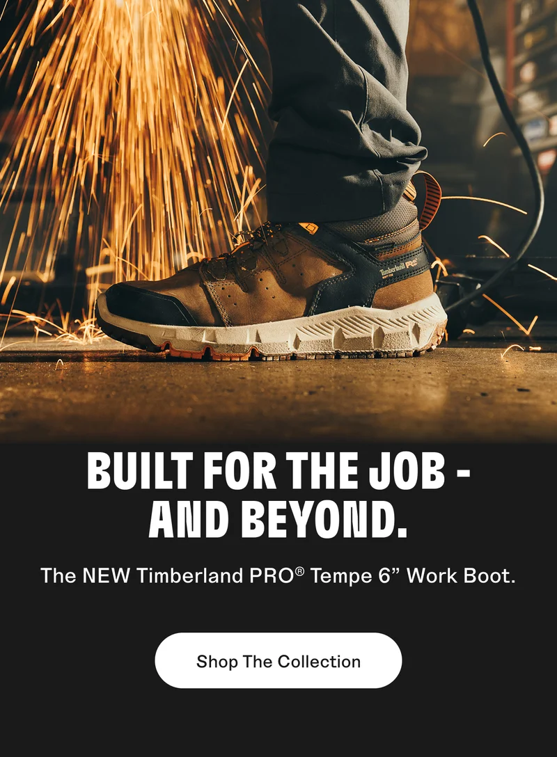 Built for the job - and beyond. The NEW Timberland PRO Tempe 6" Work Boot. Shop The Collection.