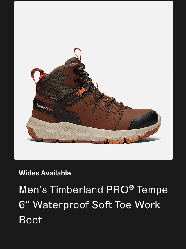 Men's Timberland PRO Tempe 6 Inch Waterproof Soft Toe Work Boot