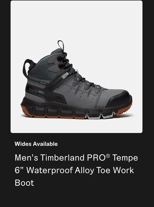 Men's Timberland PRO Tempe 6 Inch Waterproof Alloy Toe Work Boot
