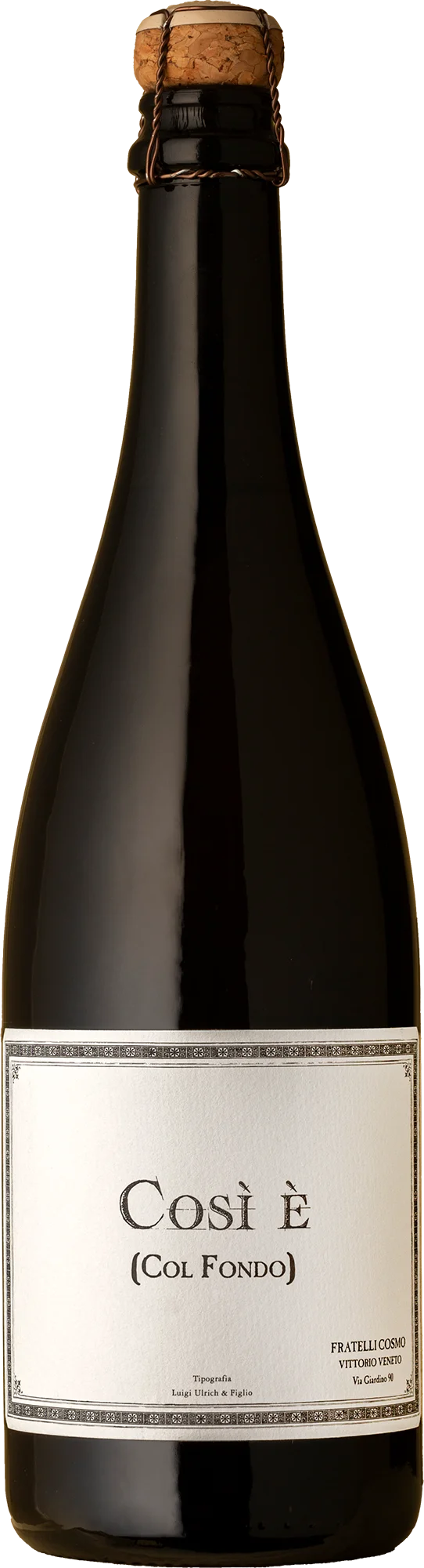 Image of Bellenda<br>Cosi È Col Fondo Prosecco NV