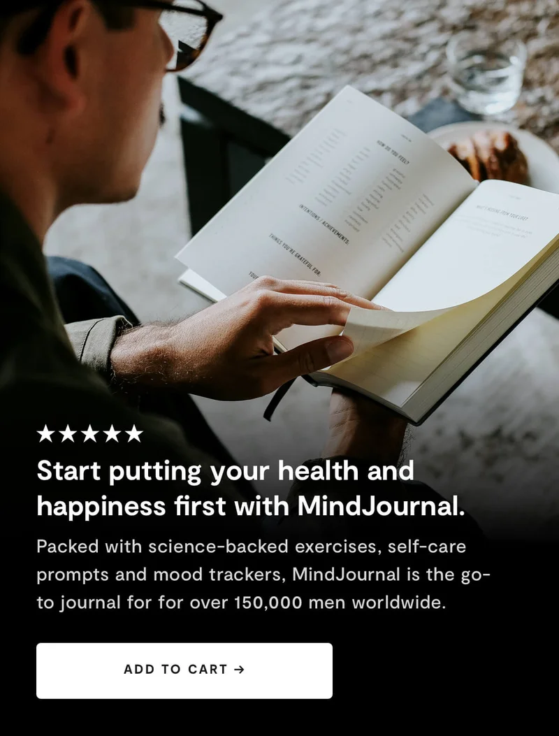 Start putting your health and happiness first with MindJournal.