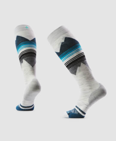 Women's Ski Pattern Over The Calf Socks