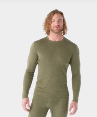 Men's Classic Thermal Merino Base Layer Crew