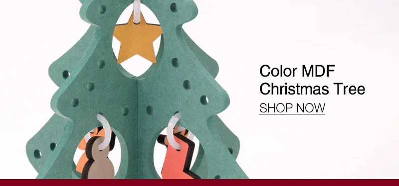 Shop Color MDF Christmas Tree