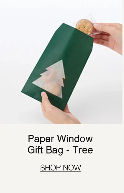 Shop Paper Window Gift Bag - Tree