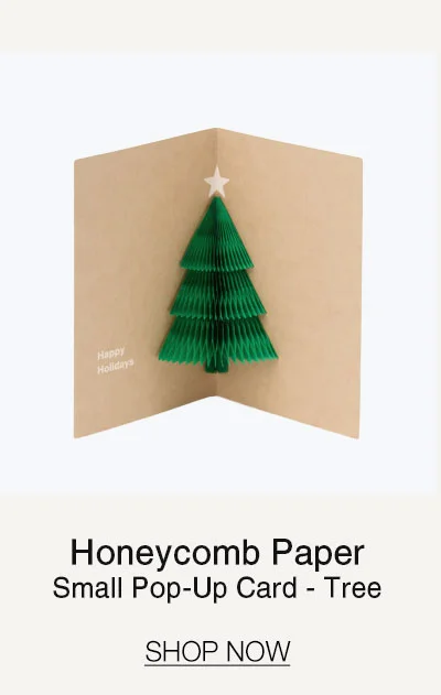 Shop Honeycomb Paper Small Pop-Up Card - Tree