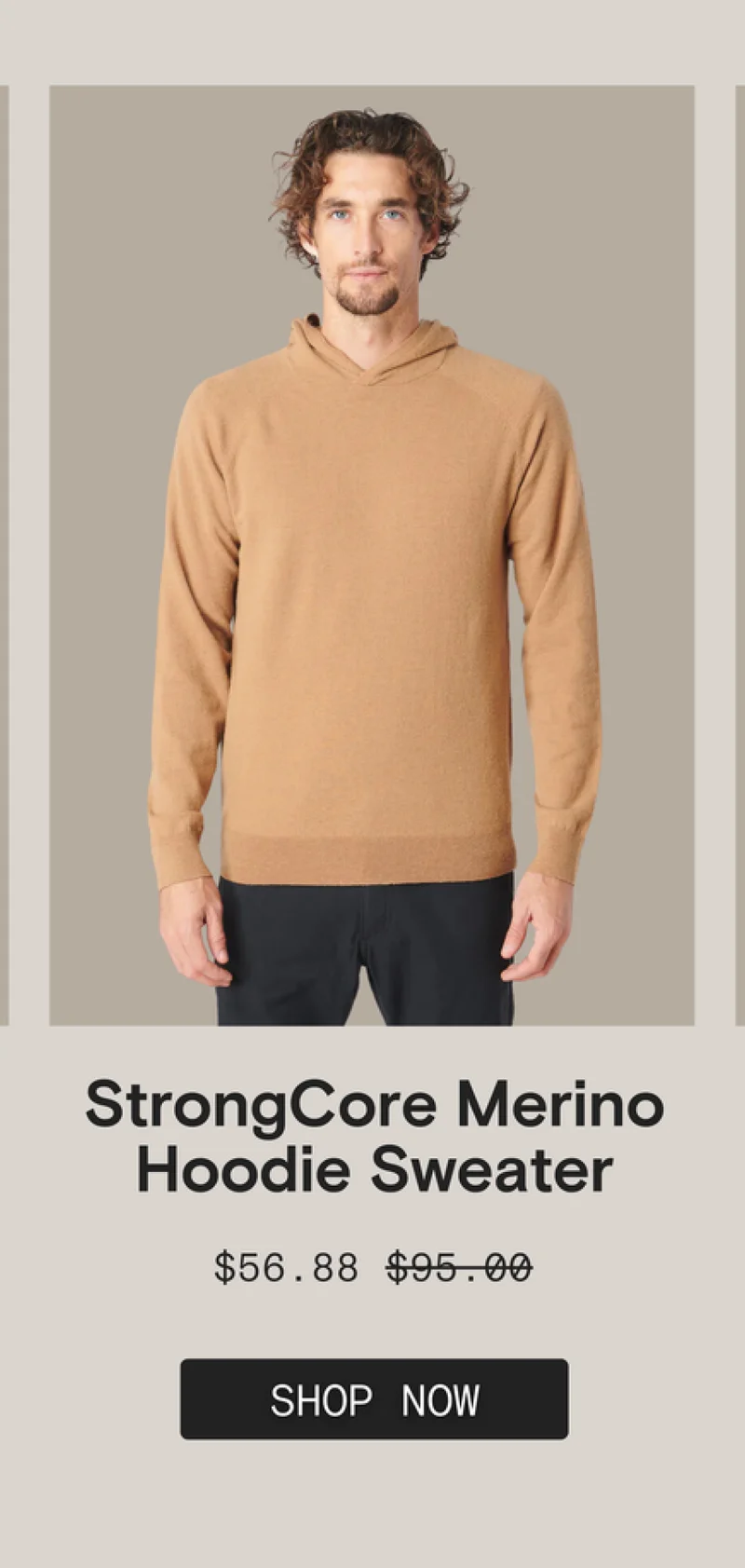 StrongCore Merino Hoodie Sweater