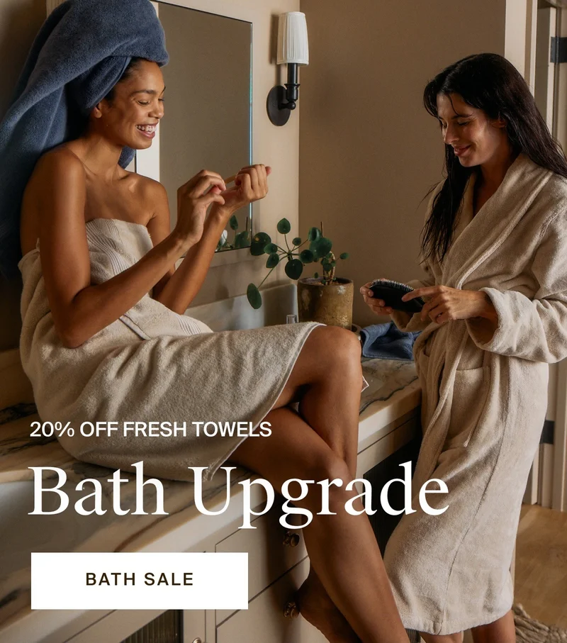 Bath upgrade. Shop bath sale.