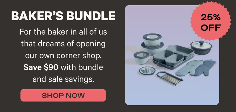 Baker’s Bundle - For the baker in all of us that dreams of opening our own corner shop. Save $90 with bundle and sale savings. - Shop Now