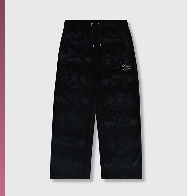 CREST VELOUR TRACK PANTS